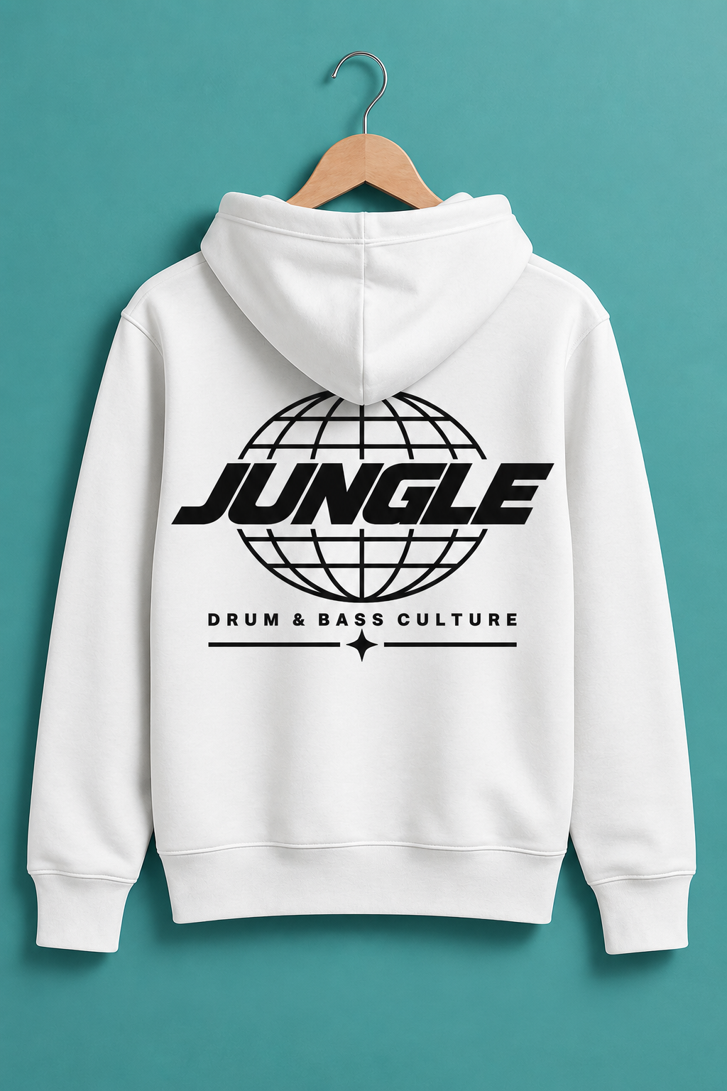 Jungle Drum & Bass Hoodie , DnB Rave Hoodie , TechnoChimpz