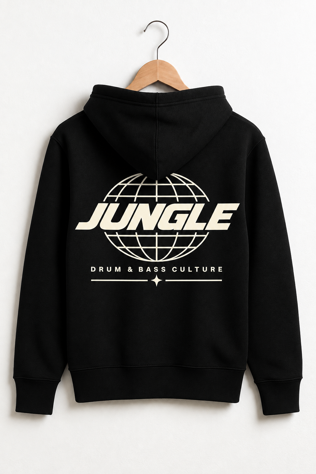 Jungle Drum & Bass Hoodie , DnB Rave Hoodie , TechnoChimpz