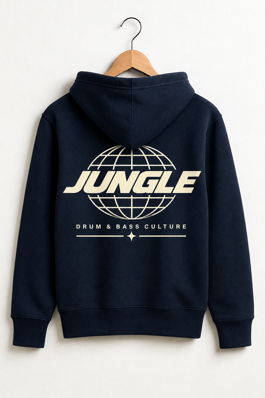Jungle Drum & Bass Hoodie  DnB Rave Hoodie