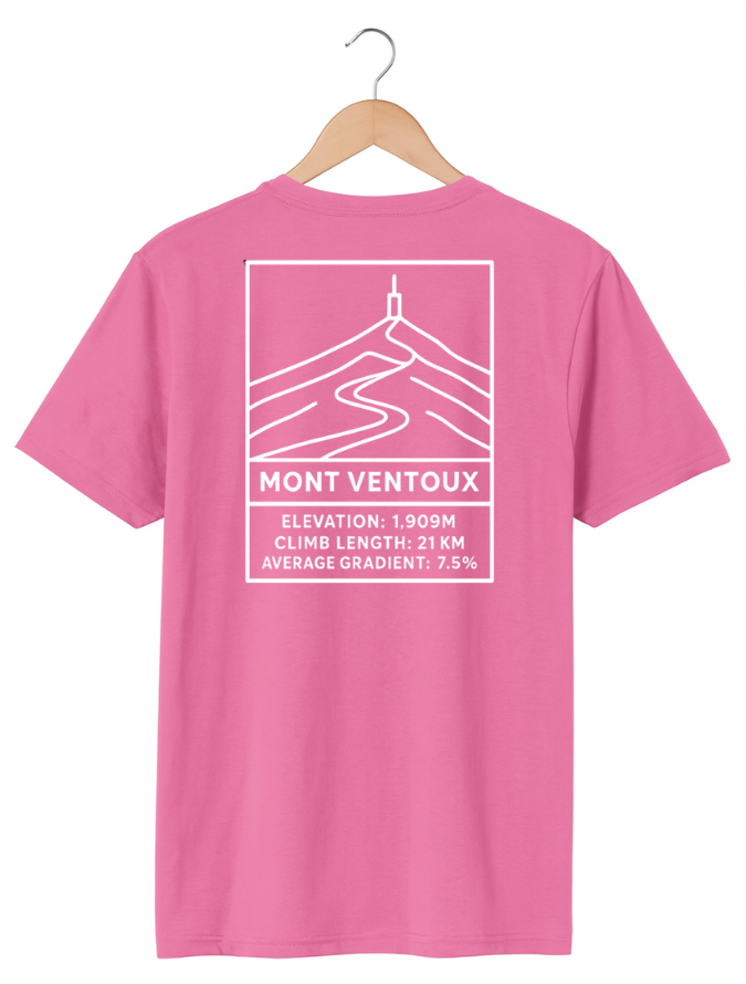 Mont Ventoux Climb Cycling T-Shirt