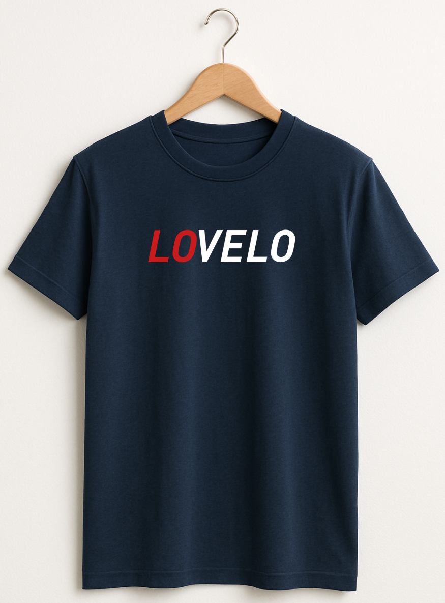 LOVELO Cycling T-Shirt – Unisex Cyclist Graphic Tee | Premium Cotton Bike Shirt