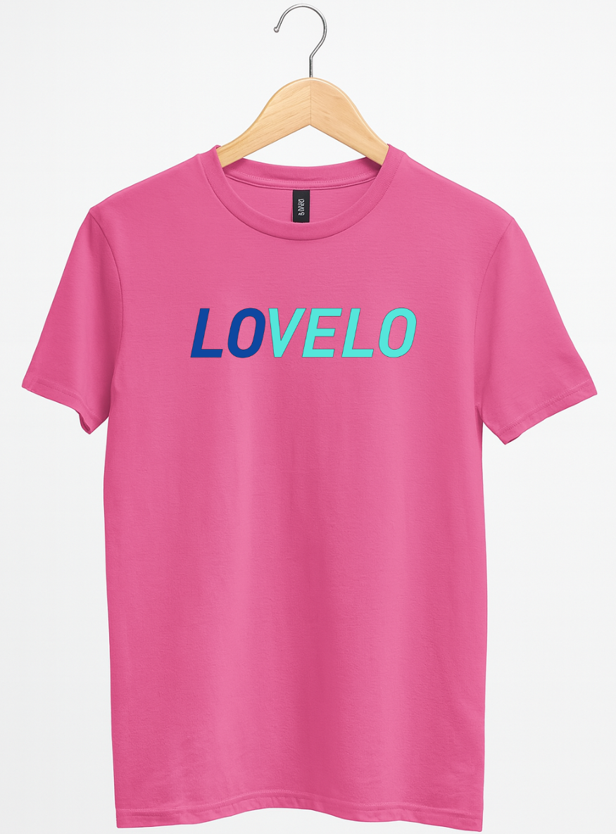 LOVELO Cycling T-Shirt – Unisex Cyclist Graphic Tee | Premium Cotton Bike Shirt