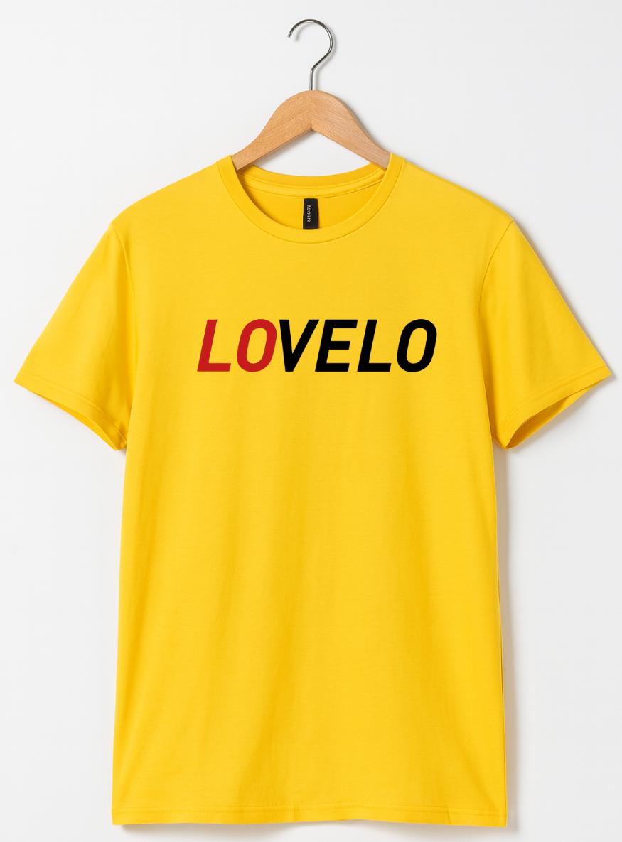 LOVELO Cycling T-Shirt – Unisex Cyclist Graphic Tee | Premium Cotton Bike Shirt