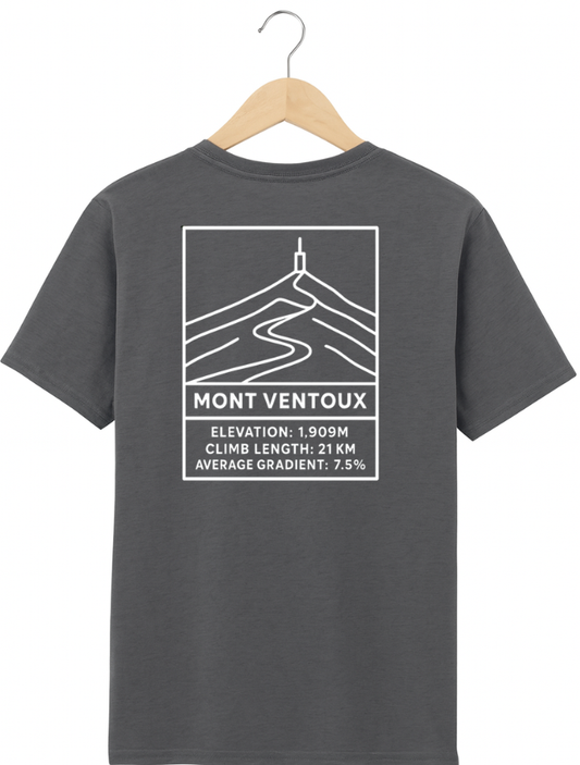 Mont Ventoux Climb Cycling T-Shirt