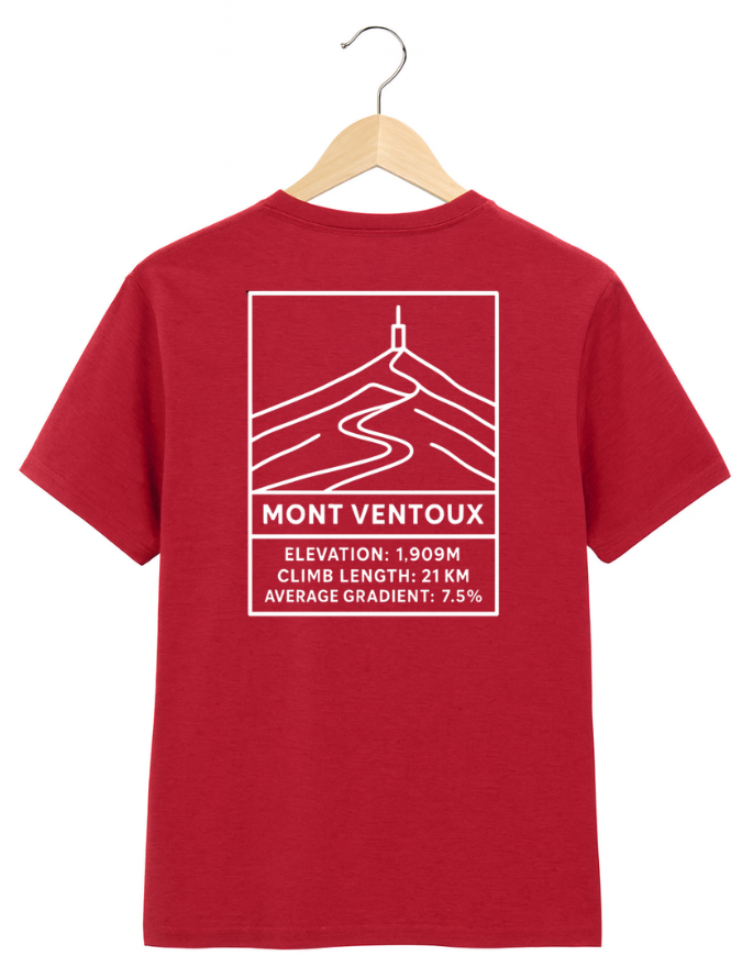 Mont Ventoux Climb Cycling T-Shirt