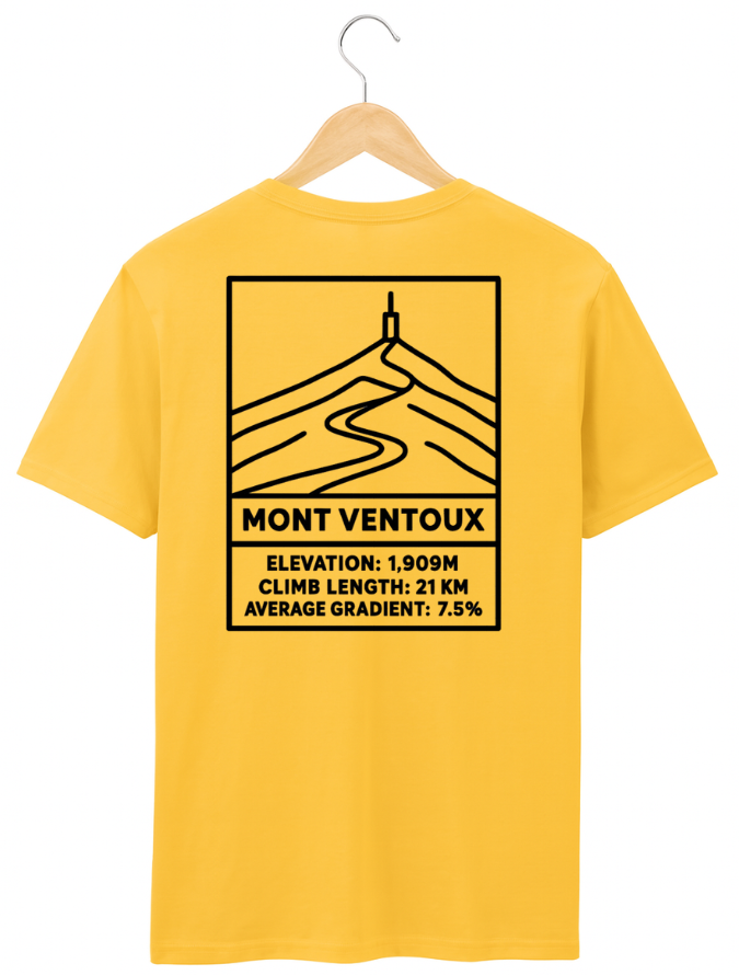 Mont Ventoux Climb Cycling T-Shirt