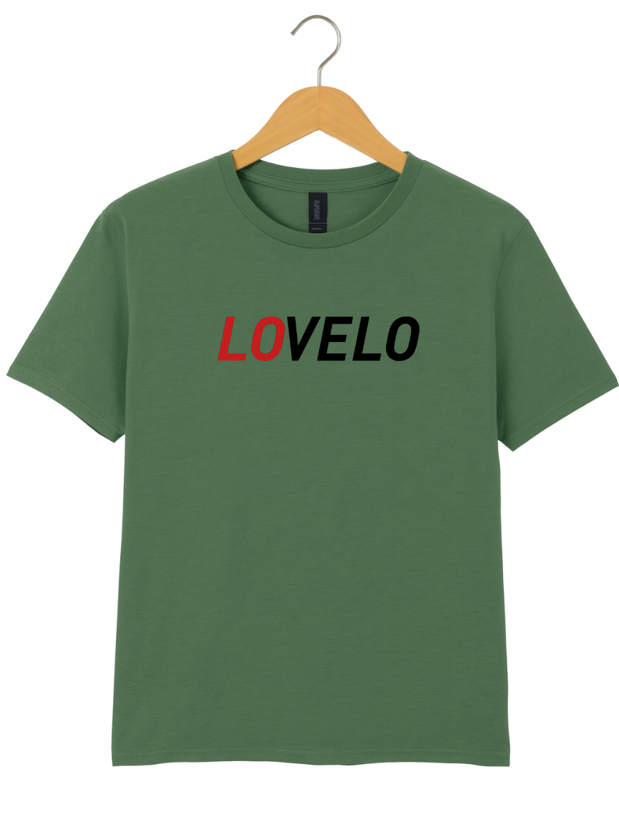 LOVELO Cycling T-Shirt – Unisex Cyclist Graphic Tee | Premium Cotton Bike Shirt
