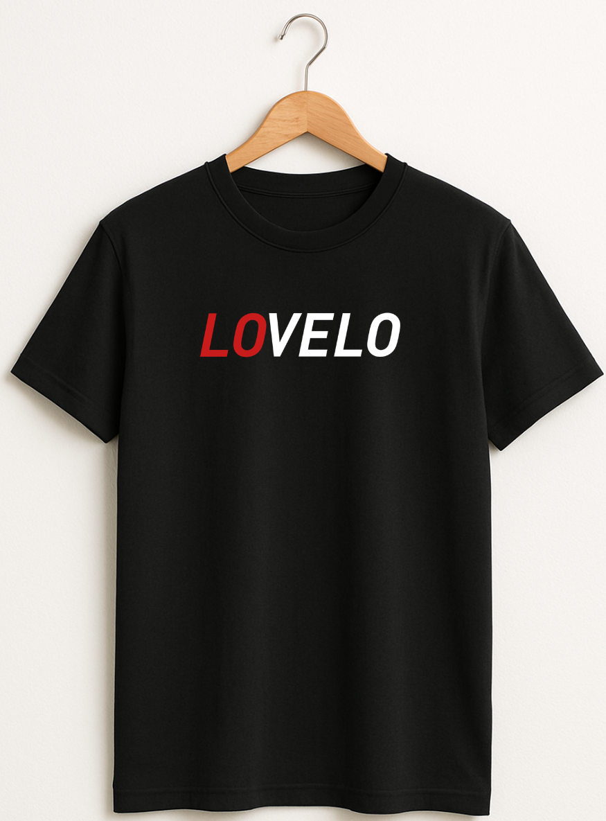 LOVELO Cycling T-Shirt – Unisex Cyclist Graphic Tee | Premium Cotton Bike Shirt